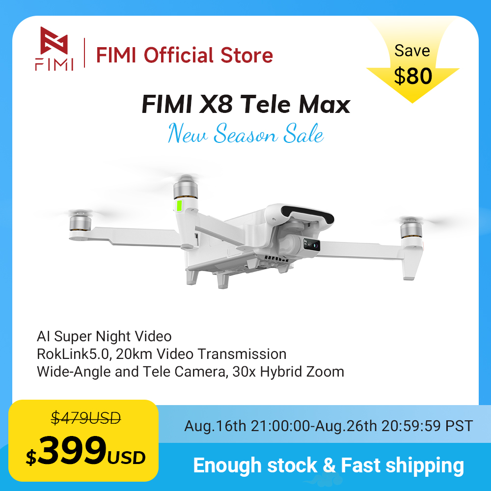Drone Camera Night Vision - FIMI X8 Tele Max New Drone