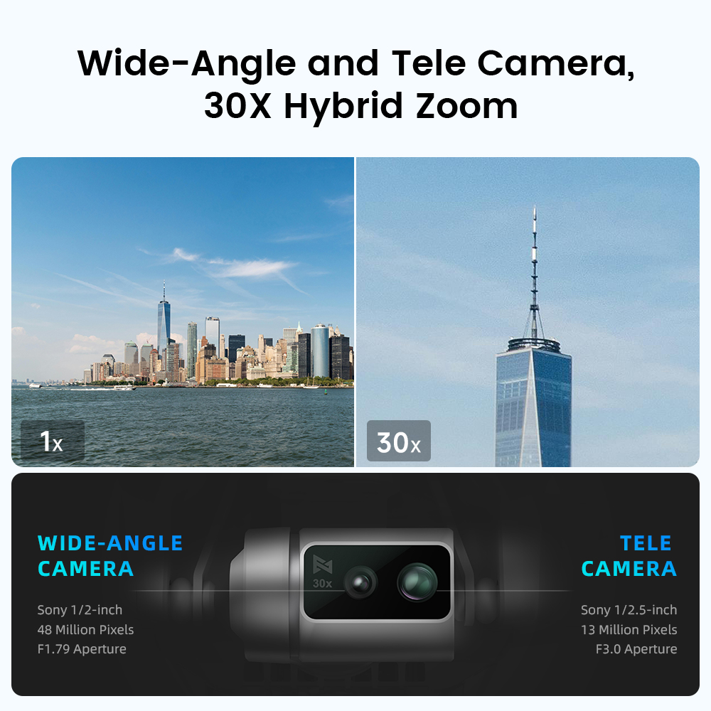 FIMI X8 Tele Max New Drone Wid - đánh giá và giá Drone Camera Night Vision
