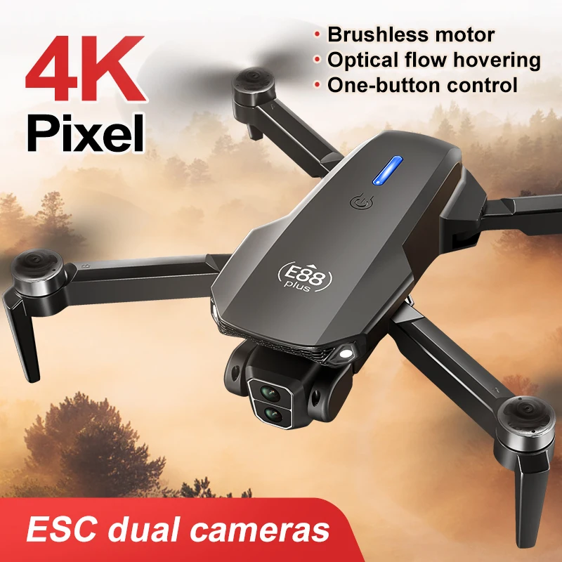 New E88 Plus Quadcopter Drone: - đánh giá và giá Drone Camera Hd