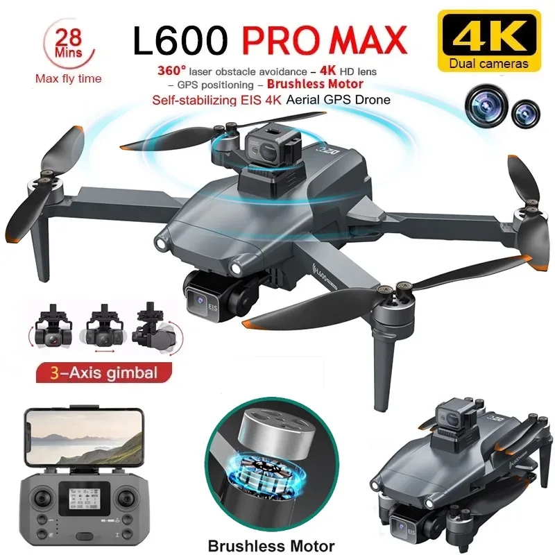 L600 PRO MAX GPS Drone Profess - đánh giá và giá Drone Camera Lens
