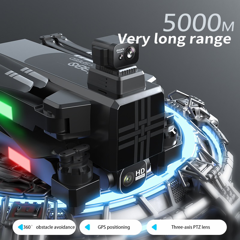 A380 Drone 4K HD Three Axis An - đánh giá và giá Drone Camera Lens